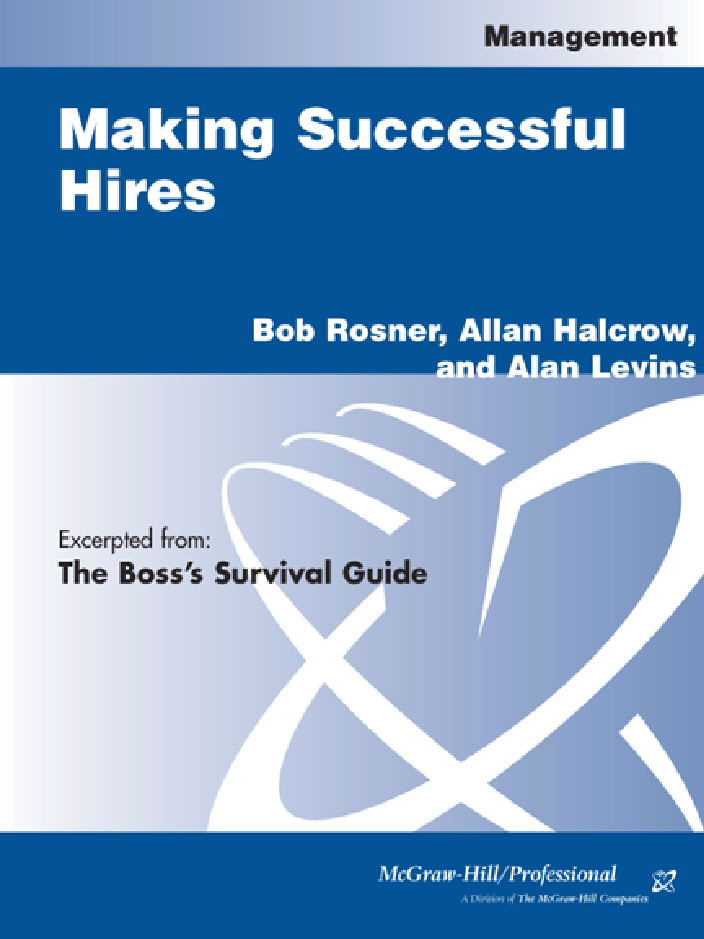 Title details for Making Successful Hires by Bob Rosner - Available